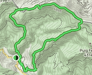 track Beget - Turó del Clotic - Cim de Bordellat