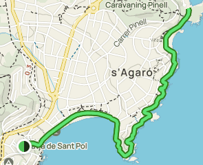 track Camí de Ronda de Sant Feliu a Sant Pol (GR -92)