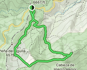 track Cabezas de Hierro - Pulmones - Pistas Valdesqui