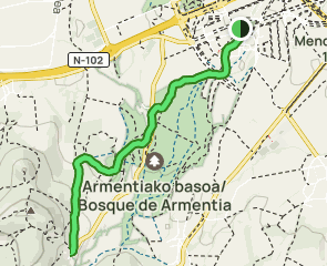 track Armentia - Alto del Molino - Eskibel