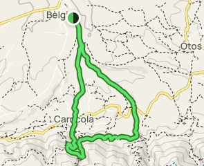 track Bèlgida - Font Freda - Carrícola