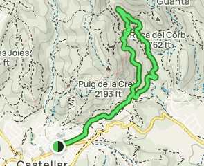 track Can Montllor de Dalt - Font de la Faguina - Obaga del Puig de la Creu