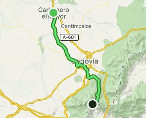 track Carbonero el Mayor, San Pedro, Segovia, Peña Bercial