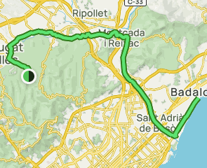 track Can Borrell - Badalona