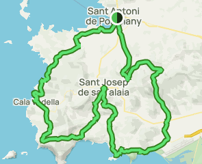 track Benimussa - Es Bou Nou - Es Cubells - Plana de Mar
