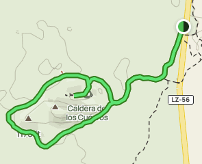 track Caldera de los Cuervos
