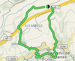 track Ca n'Abat - Castellví de Rosanes - Parc de Matamoros