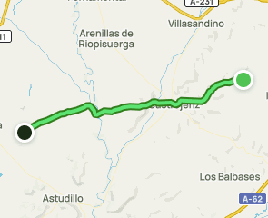 track Camino Francés: Hontanas - Boadilla del Camino
