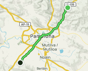 track Camino Francés: Larrasoaña - Zariquiegui