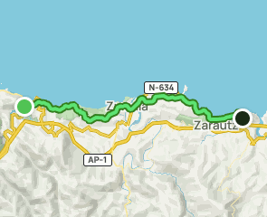 track Camino del Norte (alternativo): Zarautz a Deba