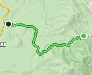 track Camino Francés (alternativo): Triacastela - Sarria