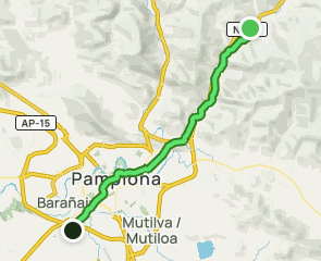 track Camino Francés: Larrasoana - Cizur Menor
