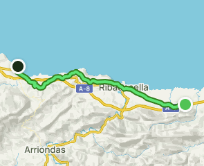 track Camino del Norte: Piñeres a La Isla