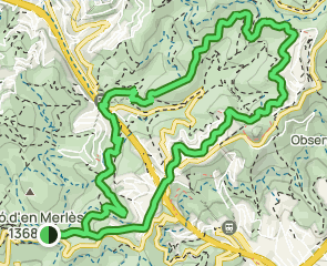 track Can Cuiàs - Turó del Puig - Turó del Mont - Vallvidrera