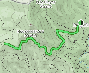 track AE97 Mare de Déu de Requesens - AE90 Coll de l'Auleda