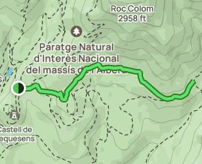 track AE95 Castell de Requesens - AE104 Mirapois