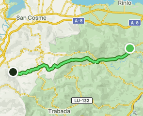 track Camino del Norte: Vilela a O Corveira