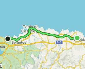 track Camino del Norte: La Caridad a Ribadeo
