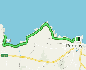 Portsoy To Sandend, Aberdeenshire, Scotland - 29 Reviews, Map 