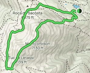 track Bassa d'Oles - Montcorbison - Tuc de Letassi