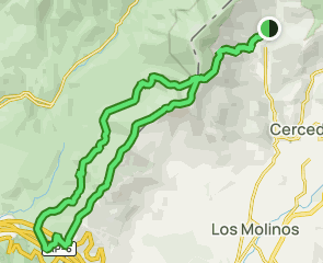 track Carretera de las Dehesas - Calzada Romana - Mirador de Sevillanos