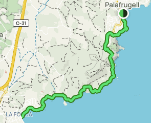 track Calella de Palafrugell - Palamos