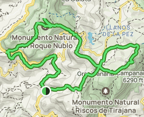 track Campanario - El Montañón - Roque Nublo vía La Candelilla