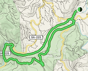 track Camping Vega de Francia - La Ferrería - El Espolón - Las Suertes