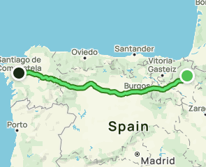 track Camino Francés: Pamplona - Santiago de Compostela