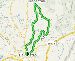 track Barbastro - Cregenzán