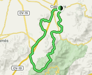 track Cabanes - Cruz de Bartolo - Coll de la Mola - Puebla Tornesa
