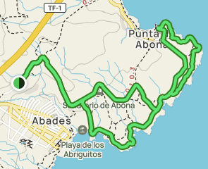 track Abades - Playa Grande - Punta Abona - Playa de los Abriguitos