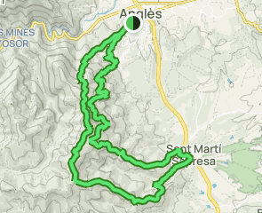 track Anglès - Santa Barbara - Sant Martí Sapresa