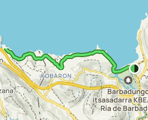 track Burdinezko Mendien burdinbide berdea