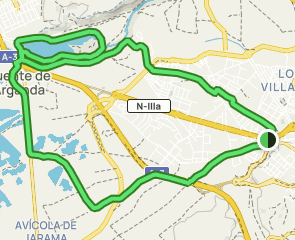 track Arganda del Rey - Puente de Arganda