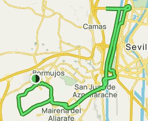 track Bormujos - Mairena - San Juan - Sevilla - Cartuja