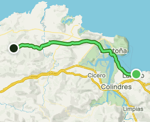 track Camino del Norte: Laredo a Güemes