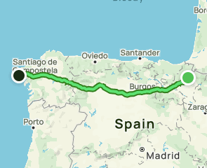 track Camino Francés: Pamplona - Finisterra