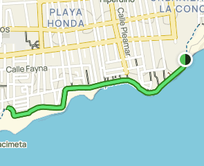 track Avenida Playa Honda
