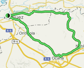 track Aranjuez - Noblejas - Ocaña - Ontígola