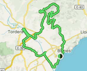 track Blanes - El Terme Gros - Tordera - Palafolls