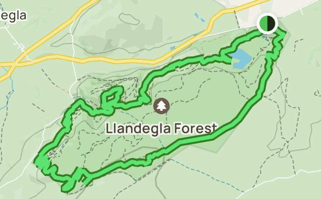 Llandegla Red and Golden Trails Wrexham Wales 31 Reviews Map