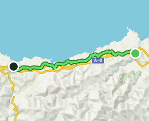 track Camino del Norte: Soto de Luiña a Queirúas