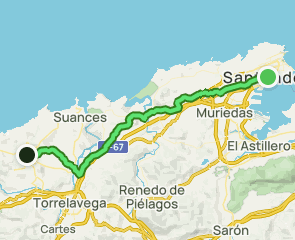 track Camino del Norte: Santander a Santillana del Mar