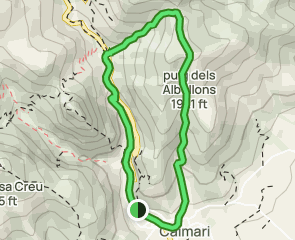 track Caimari - Mirador de ses Rotes - Puig dels Albellons