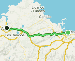 track Camino del Norte: Gijón a Avilés