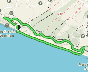 Praia da Falesia Açoteias - Praia da Falésia Alfamar, Faro, Portugal ...