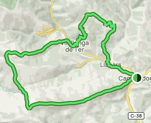 track Camprodon - Pedra dels Tres Bisbats - Puig Mont-Roig - Llanás