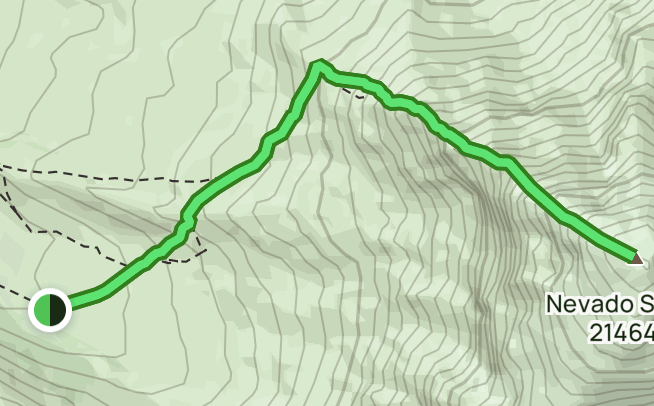 nevado sajama map