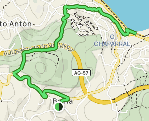 track Baíña - Camiño do Pino Manso - Loureiral - Arenal Santo Estevo